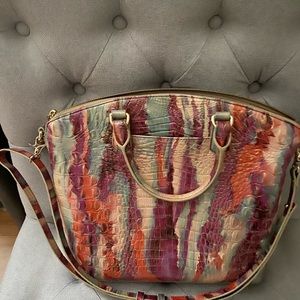 Brahmin Large Duxbury Satchel Multi Colored.